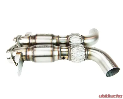Kooks Complete Competition All-Stainless Steel Exhaust System Long Tube Stepped Headers Green Catted X-Pipe Axle Back Factory Quad Tips Ford Mustang Shelby GT350/R 2016-2020 - 1154F330