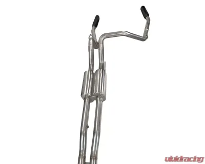 Kooks 3.0" Green Catted X-Pipe w/2.5" Tailpipes w/(4) mufflers and (2) 3.5" black slash cut tips Ford Raptor V8 2010-2014 - 13525330