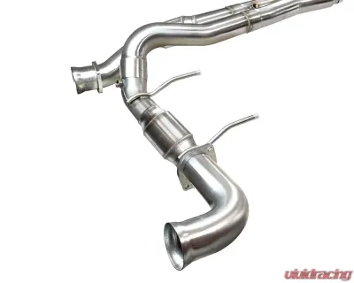 Kooks 3.0" Green Catted X-Pipe w/2.5" Tailpipes w/(4) mufflers and (2) 3.5" black slash cut tips Ford Raptor V8 2010-2014 - 13525330