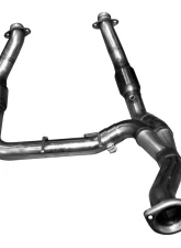 Kooks 3.0" Stainless Green Catted Turbo Down Y-Pipe Ford F-150 V6 2011-2014                                     - 13533300 - Image 3