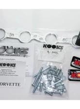 Kooks 1 7/8" x 3.0" Stainless Long Tube Headers Street Version w/Air Tubes & 02 Fittings w/Merge Collectors Chevrolet Corvette V8 2001-2004                                     - 21502420 - Image 4