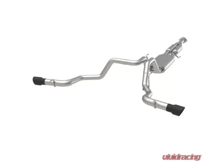 Kooks Dual Side Exit Catback w/Black Tips Ford F-150 2.7L/3.5L/5.0L 2021+ - 13704240