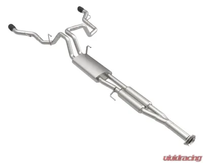 Kooks Dual Rear Exit Catback w/Black Tips Ford F-150 2.7L/3.5L/5.0L 2021+ - 13704220