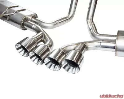Kooks Full 3.0" Axleback w/Polished Tips for use on full 3.0" X-Pipe Chevrolet Corvette V8 1997-2004 - 21506300