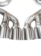Kooks Full 3.0" Axleback w/Polished Tips for use on full 3.0" X-Pipe Chevrolet Corvette V8 1997-2004                                     - 21506300 - Image 2