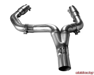 Kooks 3" Green Catted Stainless Steel Y-Pipe Stainless Steel (To OEM Connection) Chevrolet Camaro V8 | Pontiac Firebird V8 1998-2002 - 22413300
