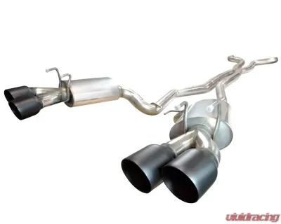 Kooks Complete OEM x 3" Cat-back Exhaust System w/ Quad Black Tips Chevrolet Camaro SS | 1LE | ZL1 2014-2015 - 22504280