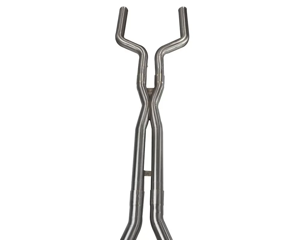 Kooks Complete 3.0" Exhaust System w/Torca Tight Clamps, 3.0" Pipes, X-Pipe, Kooks Polished Oval Race Mufflers and 4" Polished Slash Cut Tips Chevrolet Camaro V8 2010-2015 - 22505101