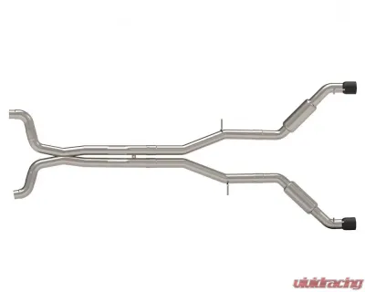 Kooks 3" Street Screamer Connection Back Exhaust System X-Pipe w/Kooks Bullet Mufflers and 4" Black Dual Tips Chevrolet Camaro SS  | ZL1 2016-2020 - 22604111SS
