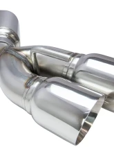 Kooks 3" Street Screamer Connection Back Exhaust System X-Pipe w/Kooks Bullet Mufflers and 4" Polished Slash Cut Quad Tips Chevrolet Camaro SS  | ZL1 2016-2020                                     - 22604151SS - Image 2