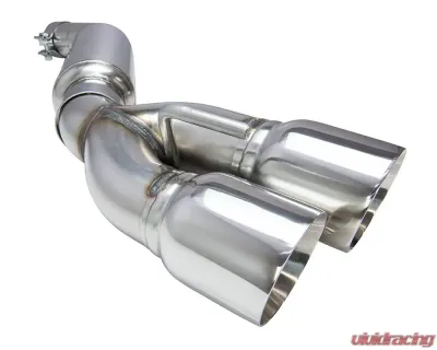 Kooks 3" Street Screamer Connection Back Exhaust System X-Pipe w/Kooks Bullet Mufflers and 4" Polished Slash Cut Quad Tips Chevrolet Camaro SS  | ZL1 2016-2020 - 22604151SS