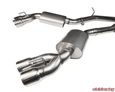 Kooks Complete 3.0" Full Exhaust System with 3.0" Pipes X-Pipe Kooks Oval Race Mufflers and 4" Polished Slash Cut Quad Tips Chevrolet Camaro SS | ZL1 2016-2024 - 22605151