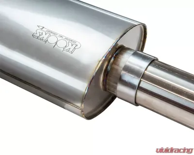 Kooks Complete 3.0" Full Exhaust System with 3.0" Pipes X-Pipe Kooks Oval Race Mufflers and 4" Polished Slash Cut Quad Tips Chevrolet Camaro SS | ZL1 2016-2024 - 22605151