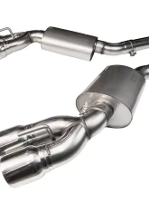 Kooks Complete 3.0" Exhaust System w/3.0" Green Catted Pipes X-Pipe Kooks Oval Race Mufflers and 4" Polished Slash Cut Quad Tips Chevrolet Camaro SS | ZL1 2016-2024                                     - 22605351 - Image 2