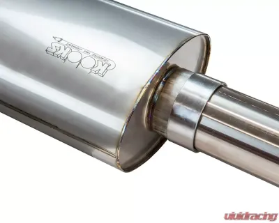 Kooks Complete 3.0" Exhaust System w/3.0" Green Catted Pipes X-Pipe Kooks Oval Race Mufflers and 4" Black Slash Cut Quad Tips Chevrolet Camaro SS | ZL1 2016-2024 - 22605361