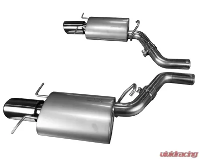 Kooks 2.5" Axle-Back Exhaust Stainless Steel w/Polished Slash Cut Tips Cadillac CTS-V V8 2009-2014 - 23116100