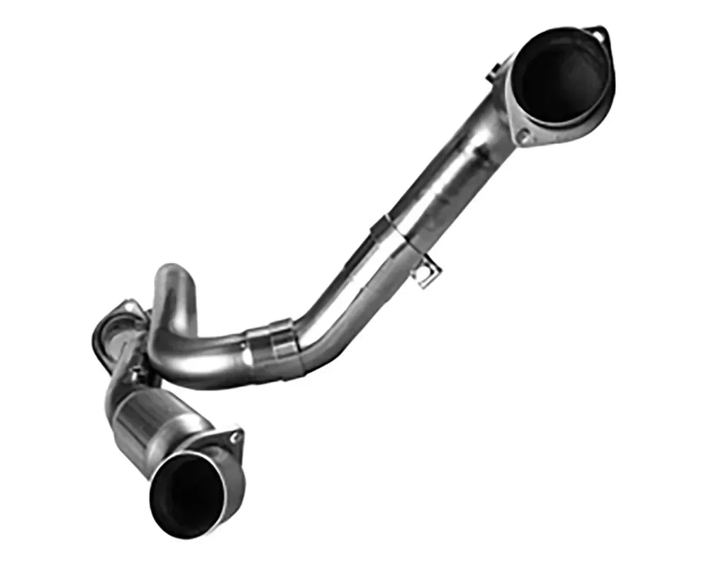 Kooks 3.0" Green Catted Dual Stainless Steel Pipe that go to OEM Outlet GM 1500 2001-2006 - 28523300