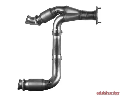 Kooks 3.0" x OEM Outlet Green Catted Stainless Steel Y-Pipe GM 1500 2007-2008 - 28533300