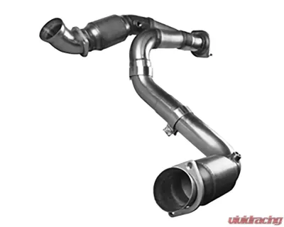 Kooks 3.0" x OEM Outlet Green Catted Stainless Steel Y-Pipe GM 1500 2007-2008 - 28533300