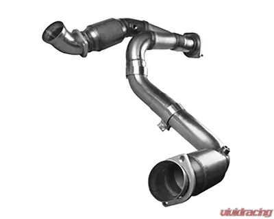 Kooks 3.0" x OEM Outlet Green Catted Stainless Steel Y-Pipe GM 1500 2007-2008 - 28543300