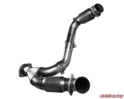 Kooks 3.0" x OEM Outlet Green Catted Stainless Steel Y-Pipe GM 1500 2007-2008 - 28543300