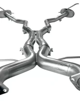 Kooks 3" Catback Stainless Steel Exhaust System X-Pipe and Kooks Mufflers Dodge Durango SRT 6.4L 2018-2021                                     - 34104250 - Image 2