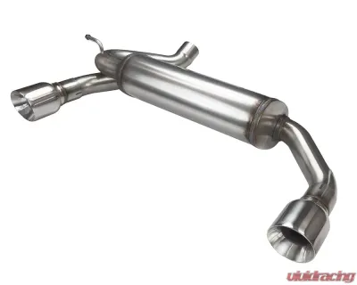 Kooks 2 1/2" Axleback Exhaust w/ Polished Slash Cut Tips Jeep Wrangler JK 2007-2016 - 37006100
