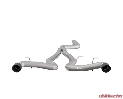 Kooks 3-1/2" X 3" Stainless Muffler Delete Catback w/ Black Tip Toyota Supra A90 2020-2024 - 44115210