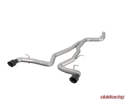 Kooks 3-1/2" X 3" Stainless Muffler Delete Catback w/ Black Tip Toyota Supra A90 2020-2024 - 44115210