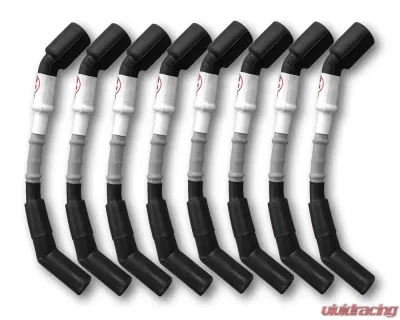 Kooks 11mm Grey w/ Black Boots 8 Pc. Set Spark Plug Wires GM LSX Engines 1997-2017 - 750202