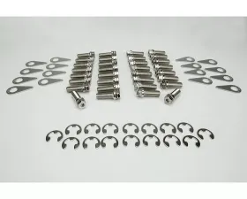 Kooks Stage 8 Header Bolt Kit - Bolts in Both Thread Sizes and Locking Hardware