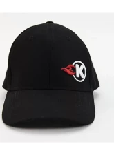 Kooks Kooks Black Flexfit K-Flame Logo Hat Curved Brim SM/MD                                     - HT-100605-00 - Image 2
