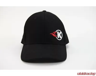 Kooks Kooks Black Flexfit K-Flame Logo Hat Curved Brim SM/MD - HT-100605-00