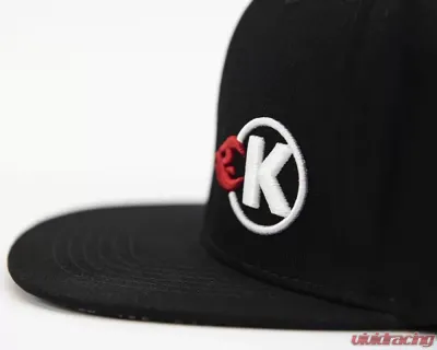 Kooks Kooks Black Flexfit K-Flame Logo Hat Flat Brim SM/MD - HT-100606-00