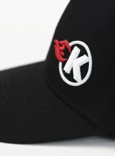 Kooks Kooks Black Flexfit K-Flame Logo Hat Curved Brim SM/MD                                     - HT-100605-00 - Image 3