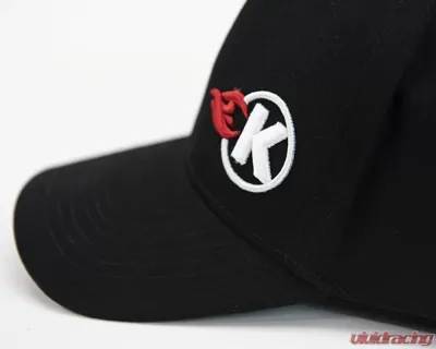 Kooks Kooks Black Flexfit K-Flame Logo Hat Curved Brim SM/MD - HT-100605-00