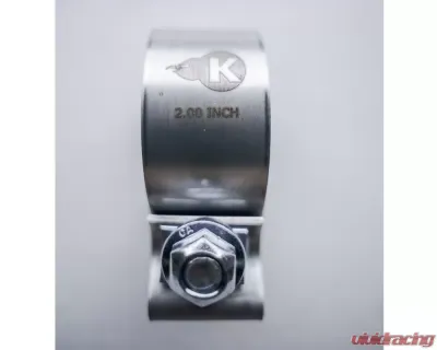 Kooks Notched Slip Joint Connections 2 Inch Stainless Steel Band Clamp - JI-TAS200