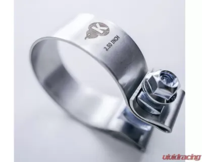 Kooks Notched Slip Joint Connections 2-1/2 Inch Stainless Steel Band Clamp - JI-TAS250