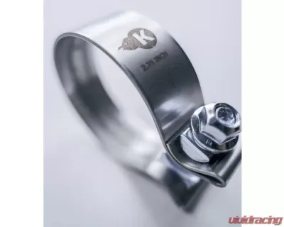 Kooks Notched Slip Joint Connections 2-3/4 Inch Stainless Steel Band Clamp - JI-TAS275