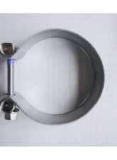 Kooks Notched Slip Joint Connections 3 Inch Stainless Steel Band Clamp                                     - JI-TAS300 - Image 3