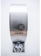 Kooks Notched Slip Joint Connections 3-1/2 Inch Stainless Steel Band Clamp                                     - JI-TAS350 - Image 2
