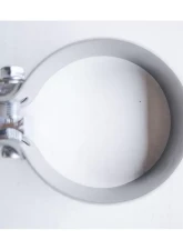 Kooks Notched Slip Joint Connections 3-1/2 Inch Stainless Steel Band Clamp                                     - JI-TAS350 - Image 2