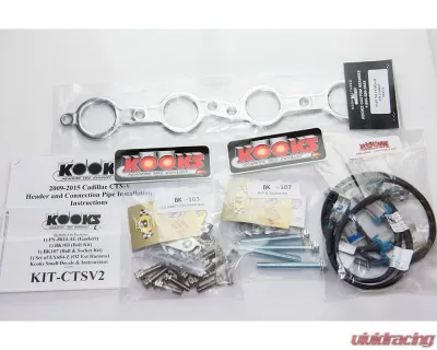 Kooks Stainless Steel 2" x 3" Long Tube Headers Cadillac CTS-V 6.2L 2009-2014 - 23112600