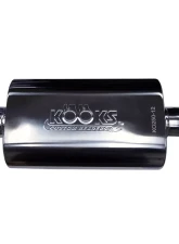 Kooks 2-1/2" Oval Center/Center Muffler 12" Long Body. Polished Stainless Steel                                     - KO250-12 - Image 3