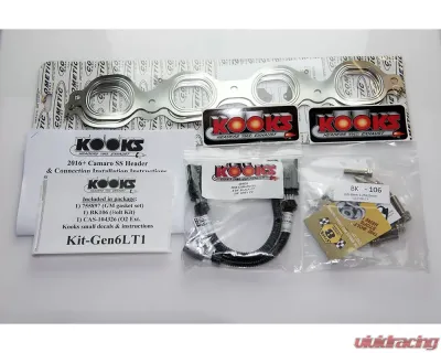 Kooks 2.0" x 3.0" Stainless Steel Longtube Headers Chevrolet Camaro SS |  ZL1 2016-2024 - 22602600