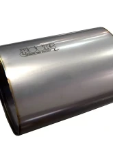 Kooks 3" Oval Center/Offset Muffler 12" Long Body. Stainless Steel.                                     - MUF-018 - Image 2