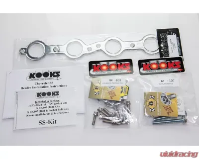 Kooks Stainless Steel 1.875" x 3" Long Tube Headers w/Stamped Merge Collector Chevrolet SS 2014-2018 - 25102400