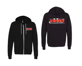 Kooks Medium Black Logo Zip Up Hoodie