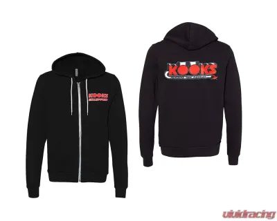 Kooks Medium Black Logo Zip Up Hoodie - HS-100607-01