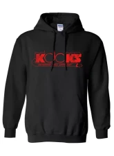 Kooks American Flag Exhaust Pullover Hoodie Black Small                                     - HS-100603-00 - Image 2